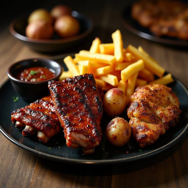 Ferdinands Spareribs & Kylling Menu